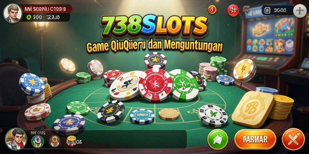 Tampilan gameplay QiuQiu yang menegangkan dan seru di 738SLOTS.