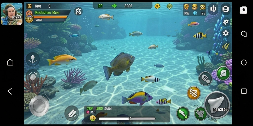 Gameplay mendebarkan dalam memancing berbagai jenis ikan.