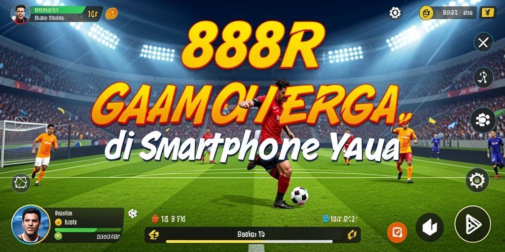 Tampilan gameplay menegangkan dari 888R dengan aksi olahraga yang mendebarkan.