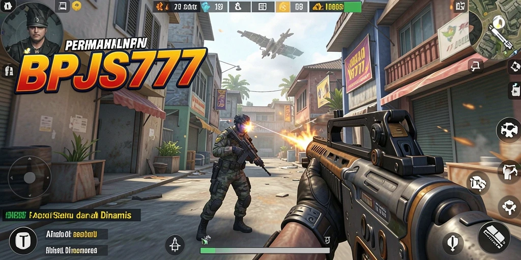 Tampilan seru gameplay FPS BPJS777 yang mendebarkan.