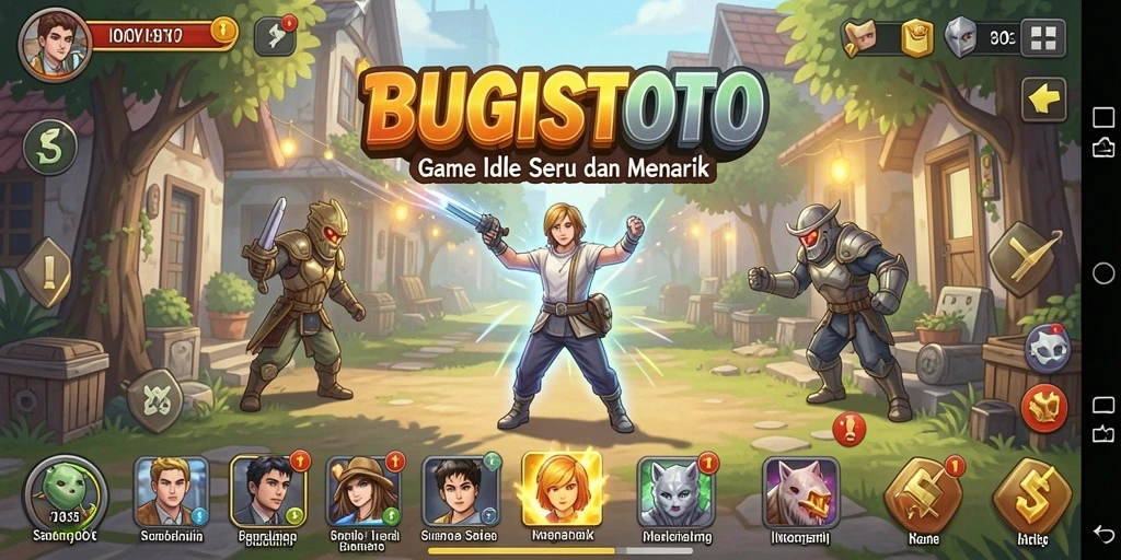 Tangkapan layar BUGISTOTO menampilkan gameplay Idle yang mengasyikkan.