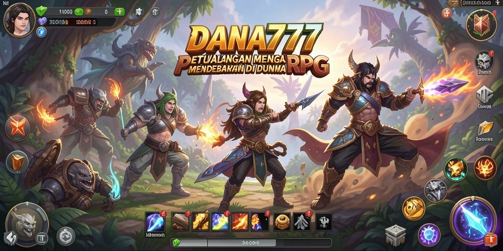 Tampilan gameplay DANA777 yang mendebarkan dan penuh aksi.
