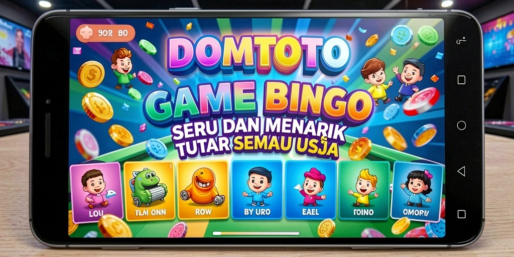 Tampilan gameplay seru dalam DOMTOTO dengan berbagai kesempatan menang.
