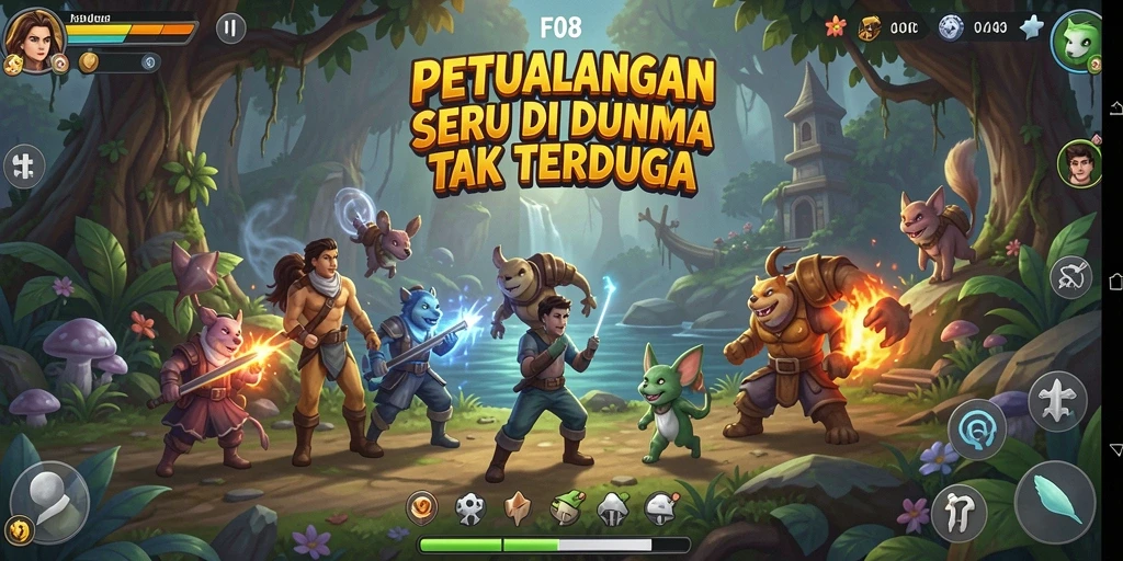 Screenshot F08 menampilkan aksi penuh petualangan yang mendebarkan.