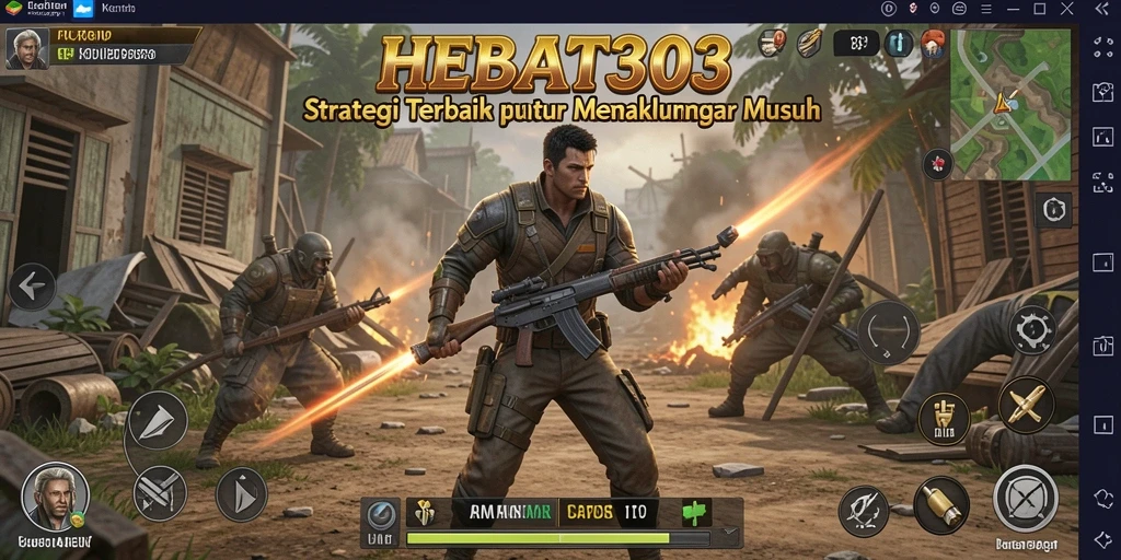 Tampilan gameplay HEBAT303 yang intens dan strategis.