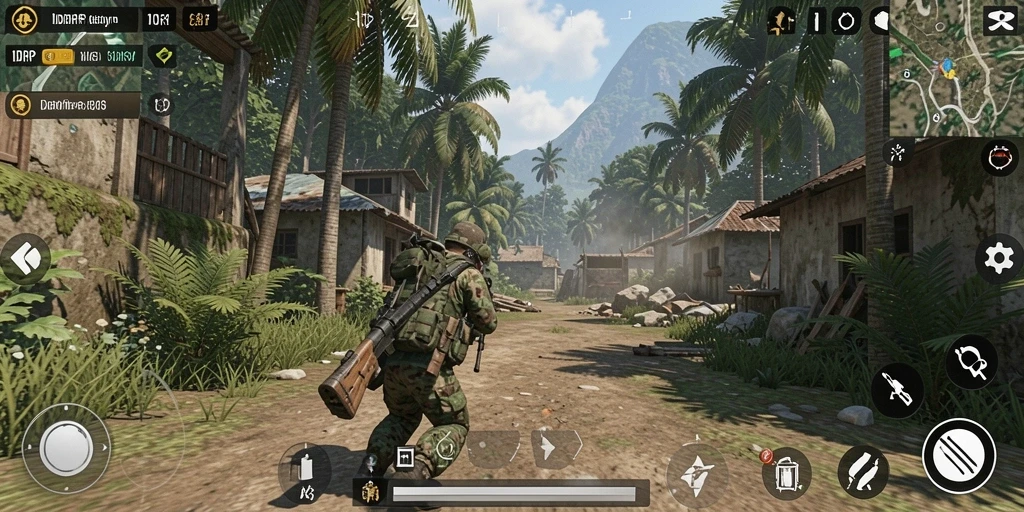 Screenshot IDRRP menampilkan visual gameplay yang menarik dan interaksi sosial.