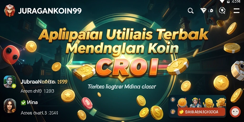 Screenshot dari layar utama JURAGANKOIN99 menampilkan fitur pengumpulan koin.