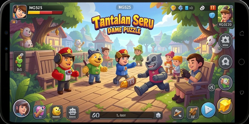 Tampilan gameplay MG525 yang seru dan menantang.
