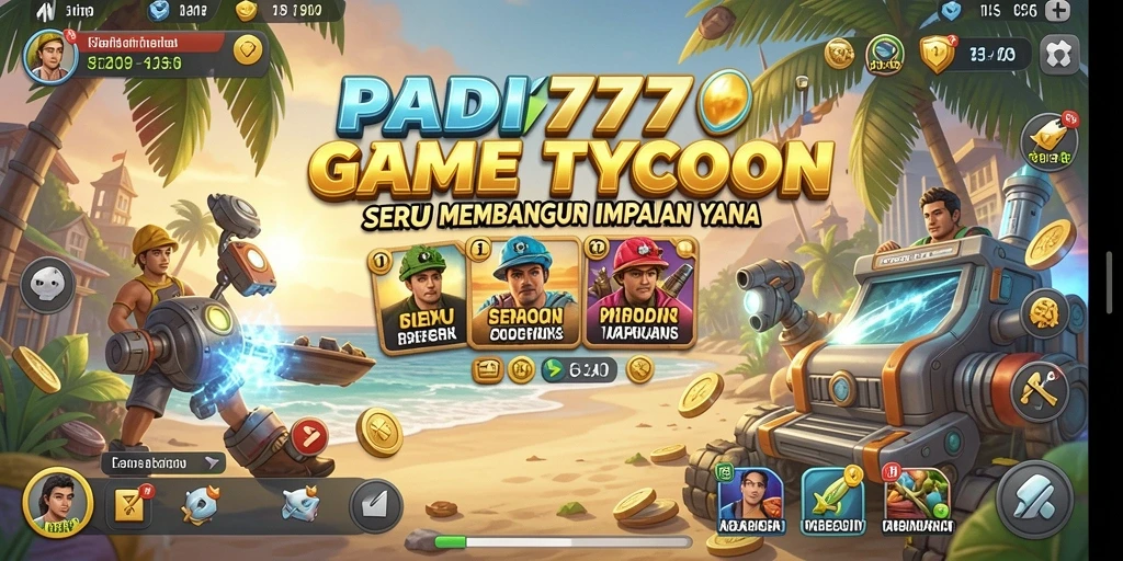Tampilan gameplay PADI777 yang penuh warna dan strategis.
