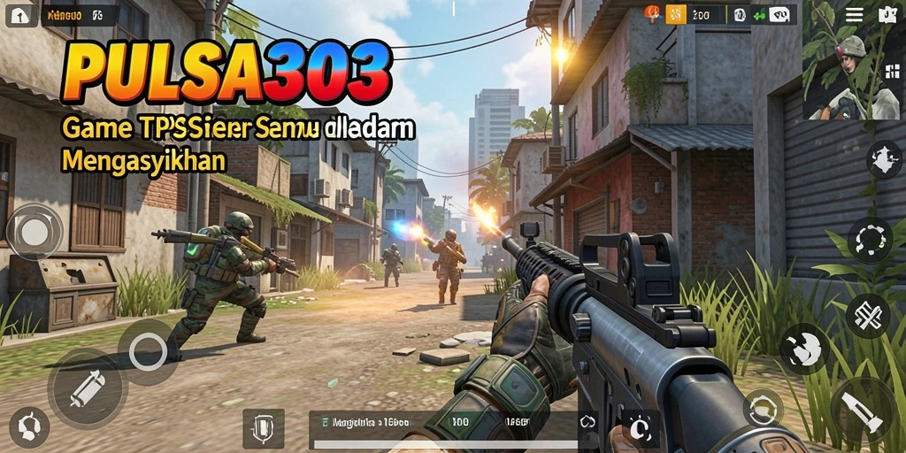 Screenshot PULSA303 menampilkan aksi tembak-menembak yang seru dan mendebarkan.
