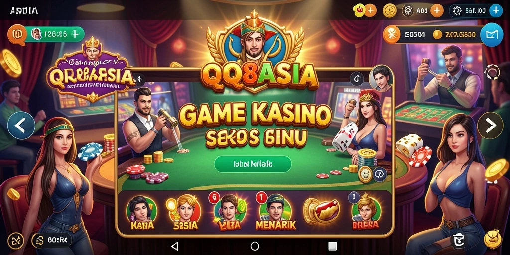 Tampilan menarik gameplay Kasino di QQ88ASIA.