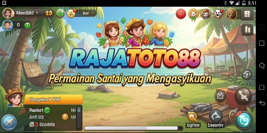 Tampilan permainan RAJATOTO88 yang seru dan interaktif.