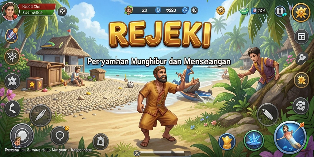 Screenshot menunjukkan keseruan gameplay REJEKI yang penuh warna dan tantangan.