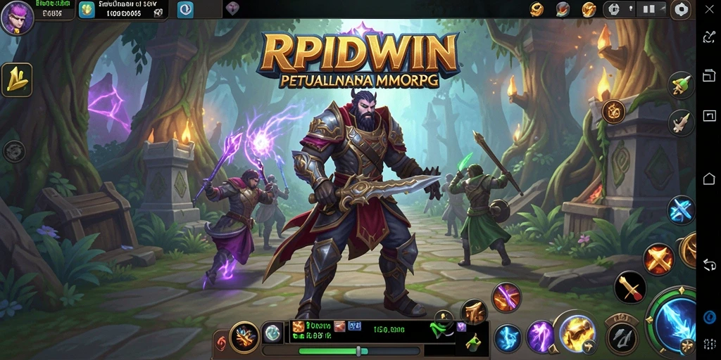 Tampilkan gameplay menakjubkan dalam RPIDWIN dengan petualangan dan pertarungan epik.