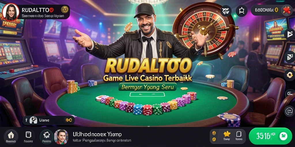 Gameplay Live Casino RUDALTOTO yang seru dan interaktif.