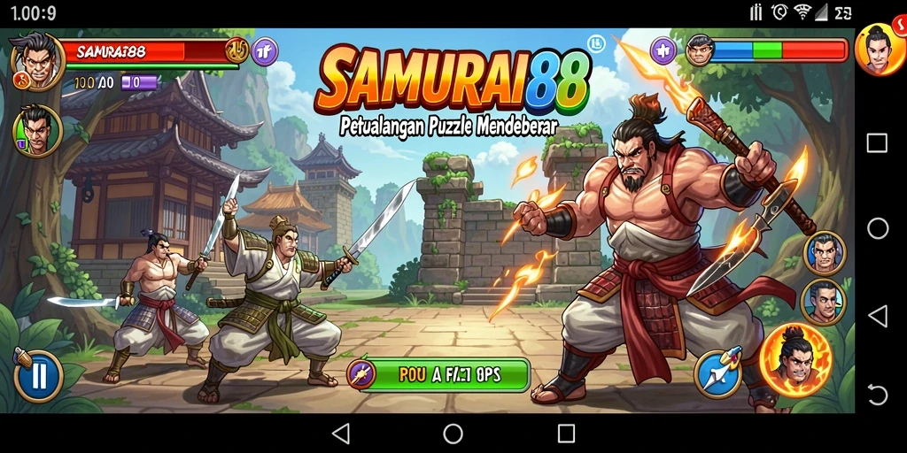 Tampilan gameplay SAMURAI88 yang menarik dan penuh tantangan.