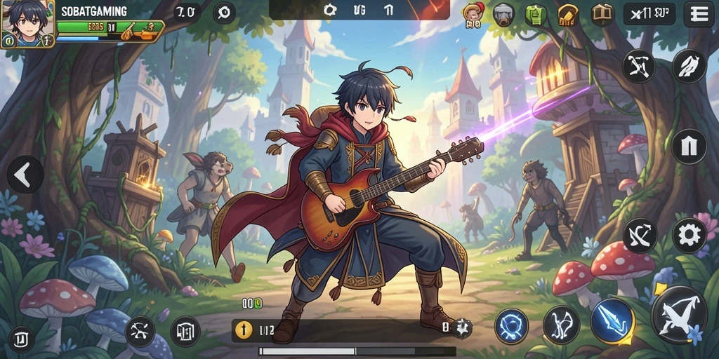 Tampilan gameplay SOBATGAMING yang mengesankan dan penuh aksi.